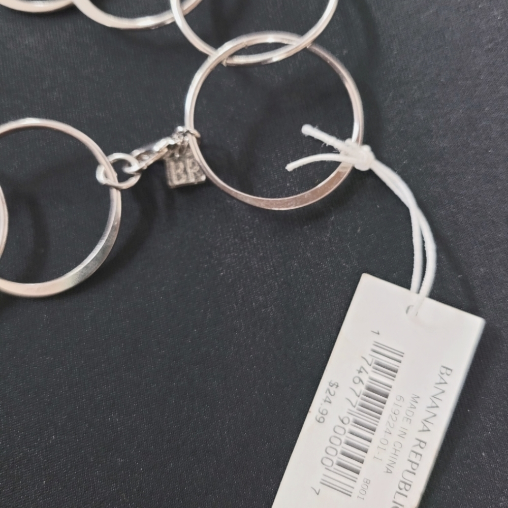 Banana Republic Silver Chain Linked Belt